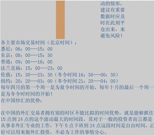 人民币美元开盘收盘时间全解析，外汇市场交易时间大揭秘