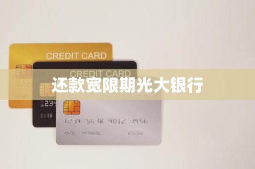 光大银行还款宽限期详解，关乎信用与费用，速看