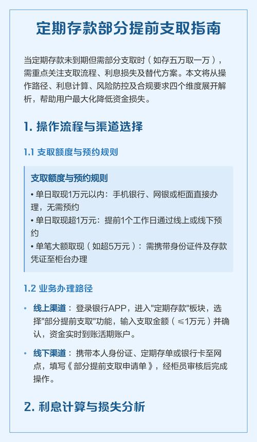 银行定期存款提前支取：本人办理与他人代办全解析