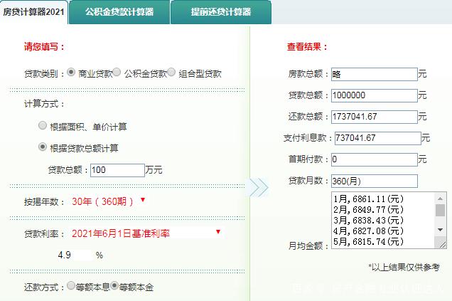 中国银行房贷等额本金利息计算方法及公式！速看